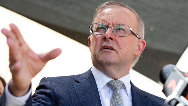 Is Anthony Albanese’s leadership so shaky that he would stoop to such lows? Picture: Richard Wainwright-Pool/Getty Images