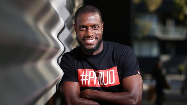 Sydney FC player Jacques Faty who is gearing up for his first full year for the team and in the A-League.