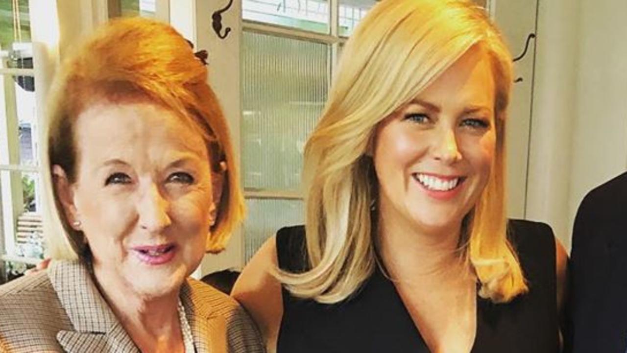 Samantha Armytage and her late mother Libby.