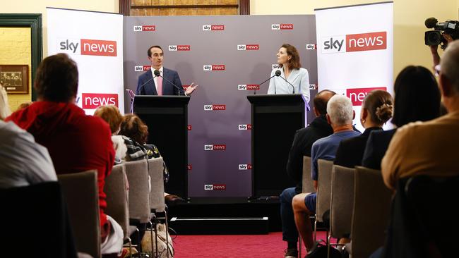 A live audience watched the forum. Picture: Richard Dobson