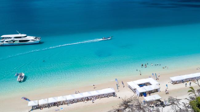 Tickets are now on sale for the White on Whitehaven Long Lunch. Picture: Tourism Whitsundays