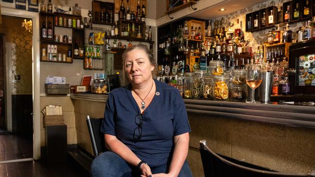 Simone Douglas, the owner of the Duke of Brunswick, says the cost-of-living crisis is crippling her businesses. Picture: NCA NewsWire / Morgan Sette