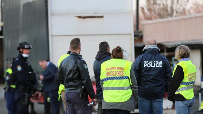 Strike Force Dothan was established to investigate anomalies recorded in the removal and disposal of waste, as part of the Green Square Town Centre development. Picture: NSW Police