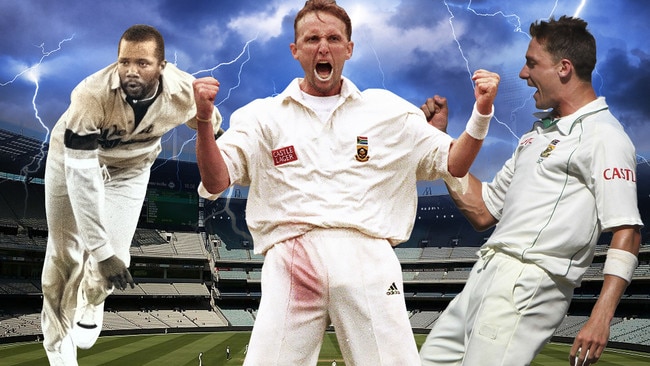 Jeff Thompson's top 10 fast bowlers artwork