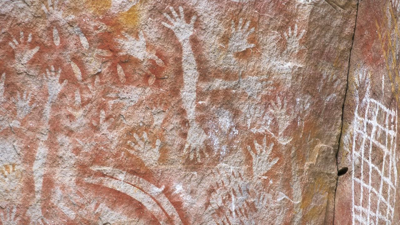 There is very ancient art all over the country, including at Queensland’s Carnarvon Gorge. Picture: Shane Holzberger/Tourism and Events Queensland