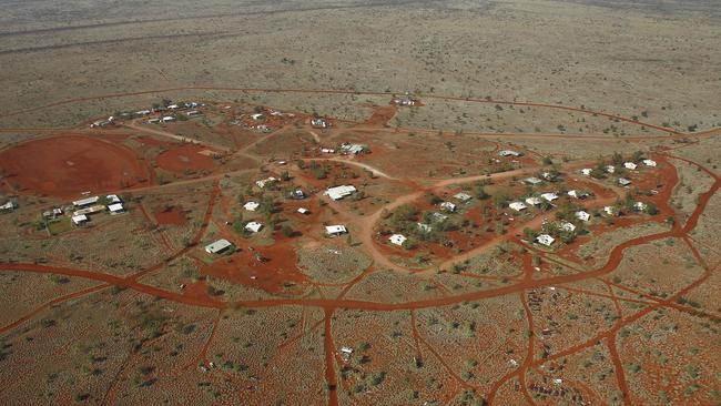 The Rural Doctors Association of Australia has issued an urgent call for strict visitor bans to be reintroduced for remote Aboriginal communities. Pictured is Kiwirrkurra community, a community on the WA/NT border. Picture: Marie Nirme/The Australian