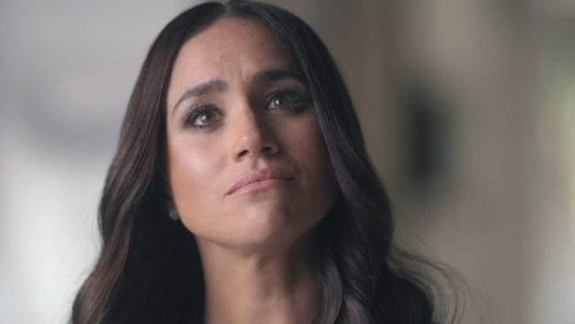 Meghan Markle has denied claims her staff are “terrified” of her because she “belittles people” and is “just terrible”. Picture: Netflix