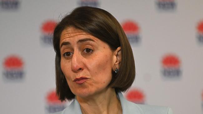 Premier Gladys Berejiklian has agreed to a Labor amendment banning developer donations to MPs. Picture: NCA NewsWire / Steven Saphore