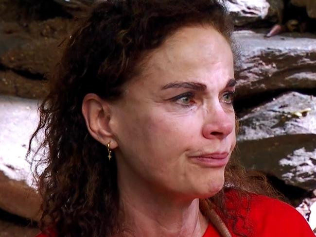 Screengrabs of Sigrid Thornton (pictured) and Geraldine Hickey talking ADHD on I'm A Celebrity ... Get Me Out Of Here! Picture: Supplied,