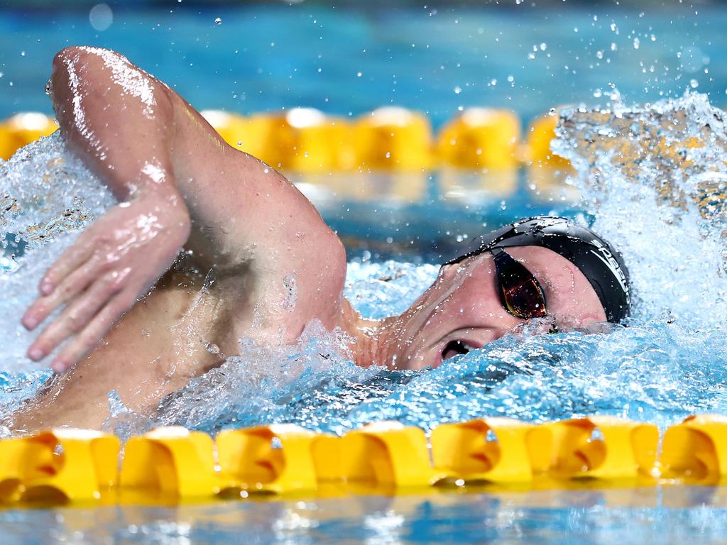 Elijah Winnington is already a world champion and a four-time Commonwealth Games gold medallist. Picture: Getty Images