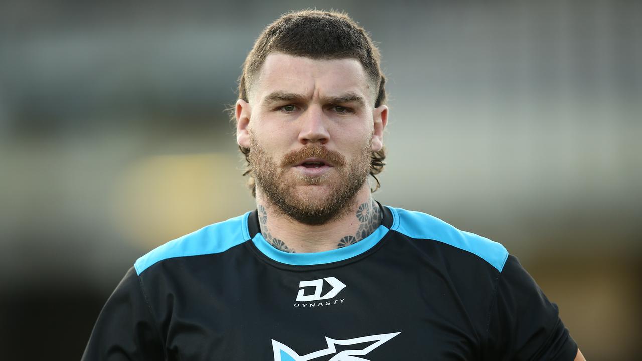 Josh Dugan claims he was forced into retirement after being unable to pay Covid breach fines from the Sharks and the NRL. Picture: Getty Images.