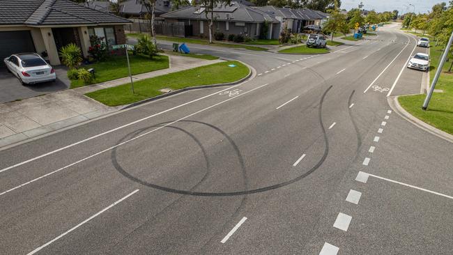 Cranbourne residents fear the hoon behaviour, close to family homes, could end in tragedy. Picture: Jason Edwards