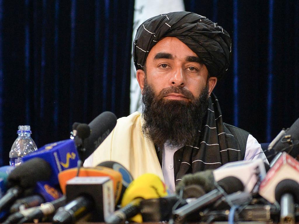 Taliban spokesperson Zabihullah Mujahid. Picture: Hoshang Hashimi/AFP