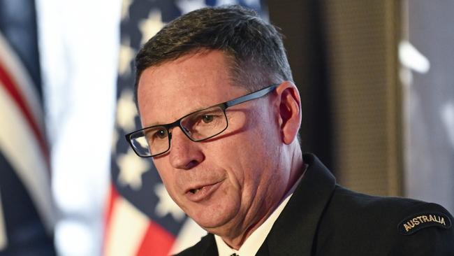 Chief of Navy Vice Admiral Mark Hammond. Picture: Martin Ollman / NewsWire