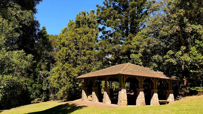 The picnic shelter in the Maiala picnic area in D’Aguilar National Park. Photo: Karen Hutt