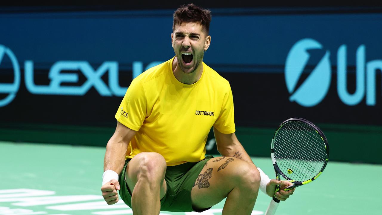 Davis Cup Thanasi Kokkinakis Guides Australia To Davis Cup Win Over Usa Au 3289