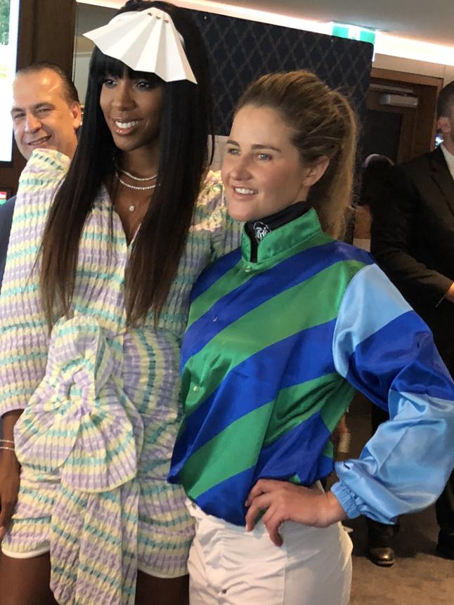 Kelly Rowland and Michelle Payne.