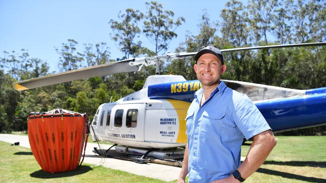 Machjet International, Simon McDermott, who manages Australia’s largest privately owned and operated aviation company. Photo Patrick Woods / Sunshine Coast Daily.