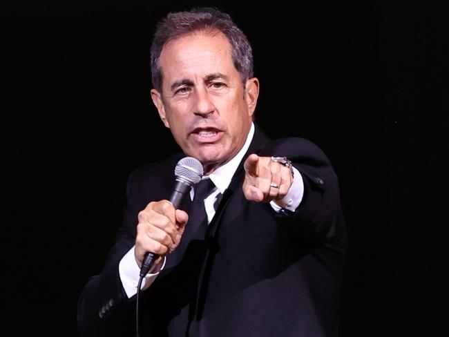 NEW YORK, NEW YORK - OCTOBER 18: Jerry Seinfeld performs onstage at the 2023 Good+Foundation Ã¢â¬ÅA Very Good+ Night of ComedyÃ¢â¬Â Benefit at Carnegie Hall on October 18, 2023 in New York City. (Photo by Jamie McCarthy/Getty Images for Good+Foundation)