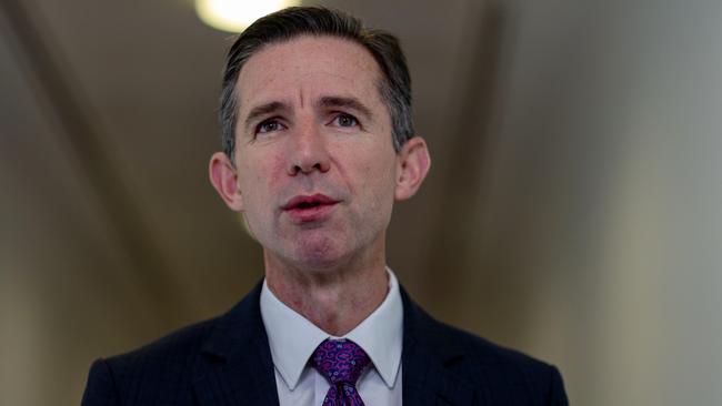 Opposition foreign affairs spokesman Simon Birmingham. Picture: NCA NewsWire/Gary Ramage