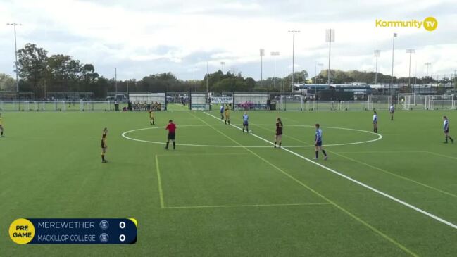 Replay: Bill Turner Football Northern NSW Finals Series Day 2 - Merewether High School v MacKillop College (Trophy quarter final)