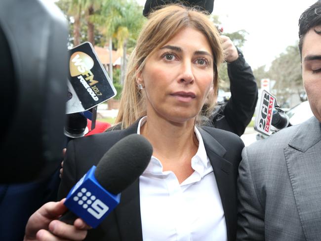 Jodhi Meares entering Waverley Court / Picture: Ross Schultz