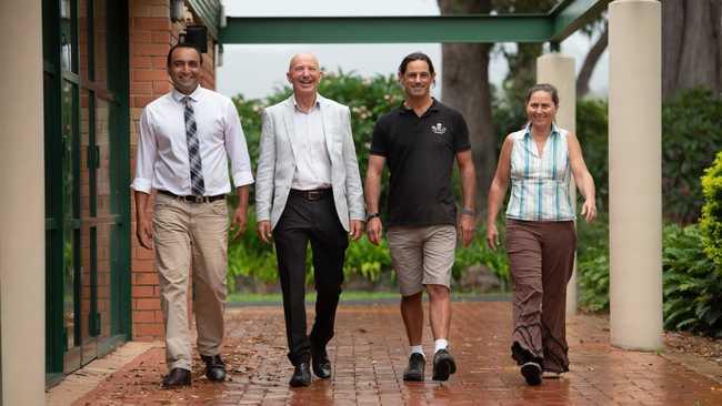 Candidates that attended the ballot draw for the seat of Coffs Harbour. Gurmesh Sing, Tony Judge, Jonathan Cassell, Sally Townley.. 07 MAR 2018