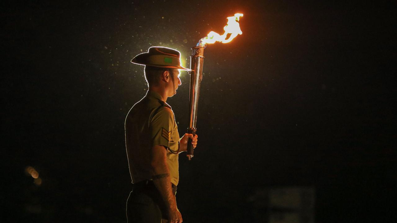 An Anzac Day Dawn Service will be held at the Darwin Cenotaph. Picture: Glenn Campbell