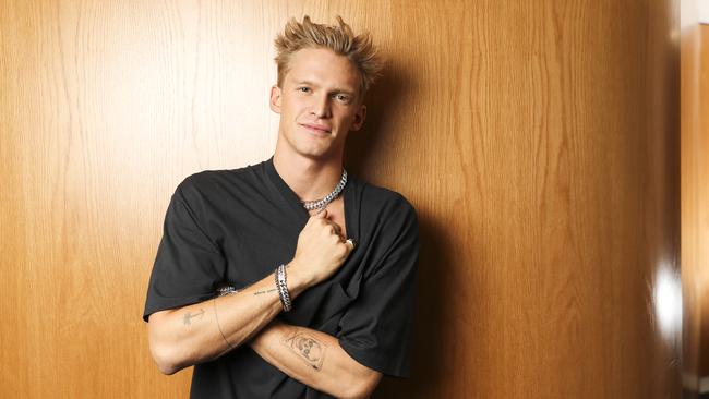 Cody Simpson said he used to turn things down because he took himself ’too seriously’. Picture: Dylan Robinson