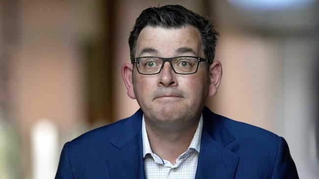 Victorian Premier Daniel Andrews announced the public housing plan on Sunday. Picture: NCA NewsWire / David Geraghty