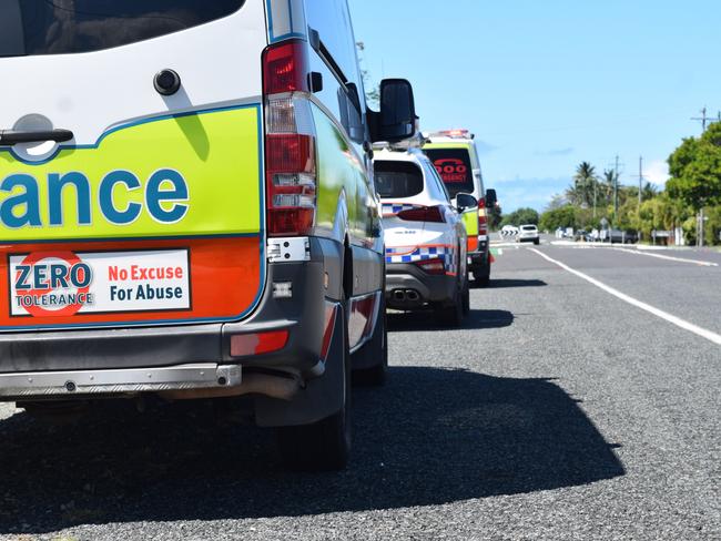 Queensland Fire and Emergency Services, police and ambulance crews were at the scene of a house fire at Gable St, East Mackay on Friday April 17. Photo: Zizi Averill. Generic