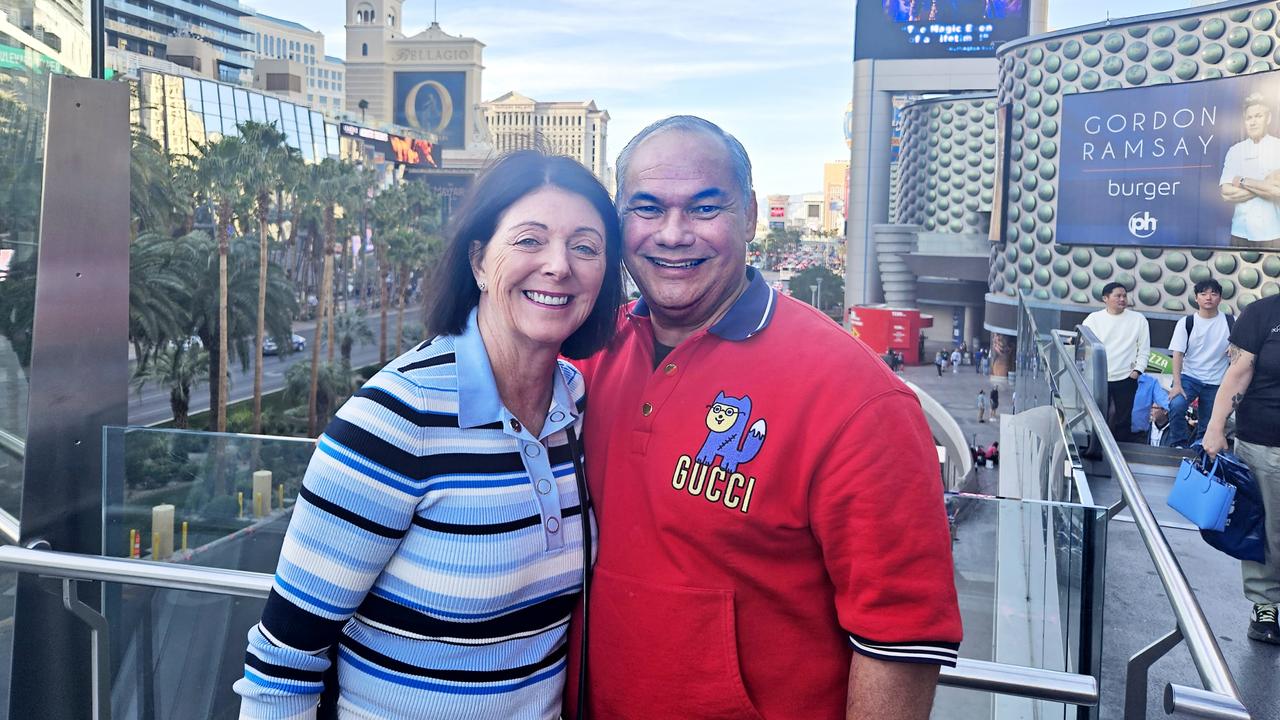 Ruth and Tom Tate in Las Vegas for the NRL.