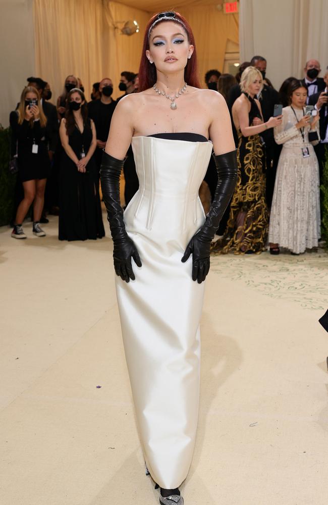 The gloves are on for Gigi Hadid. Picture: Getty Images