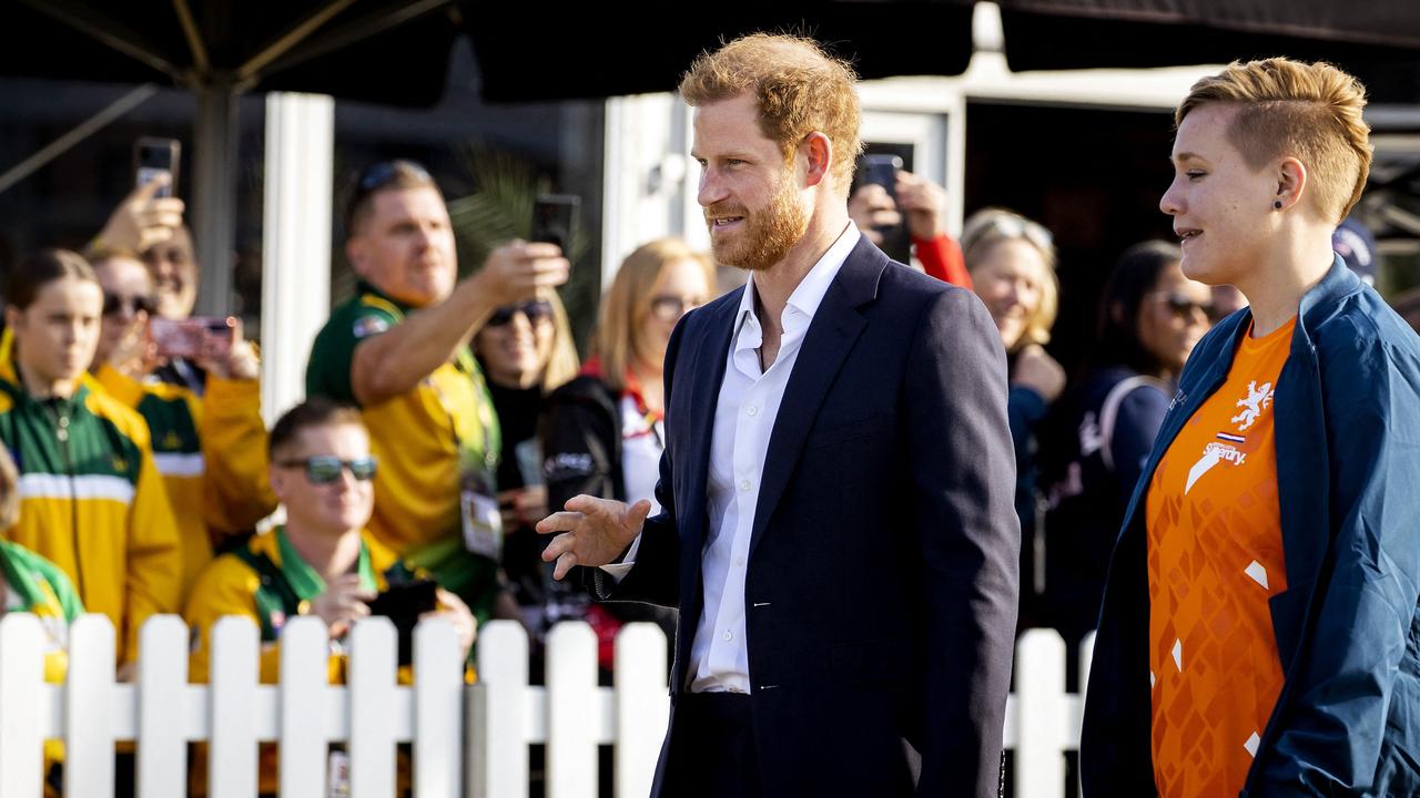 Prince Harry walks the yellow carpet ahead of The Invictus Games, taking place from April 16-22. Picture: AFP.