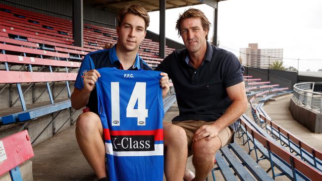 Scott West was not pleased his son was dropped by the Bulldogs. Picture: Getty Images