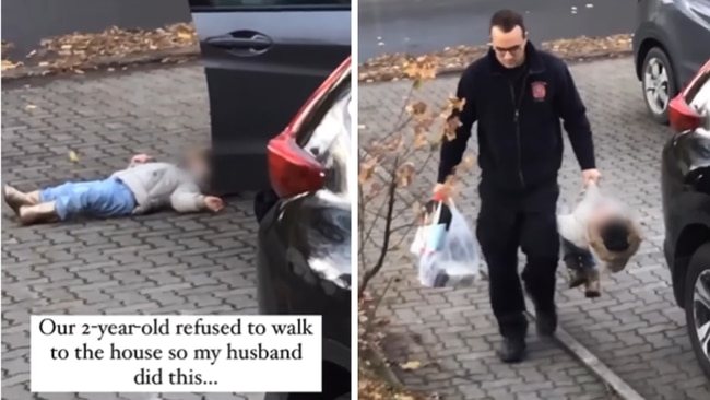 The dad has been praised for his 