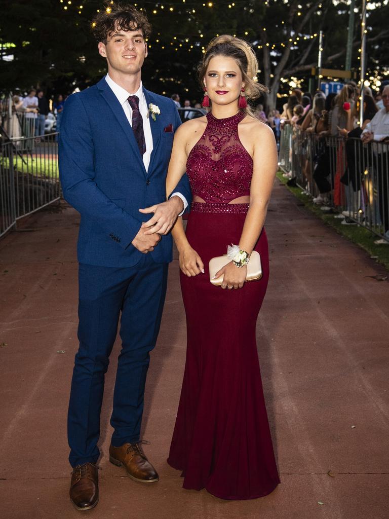 Anthony Head and partner Georgia Say at St Mary's College formal at Picnic Point, Friday, March 24, 2023. Picture: Kevin Farmer