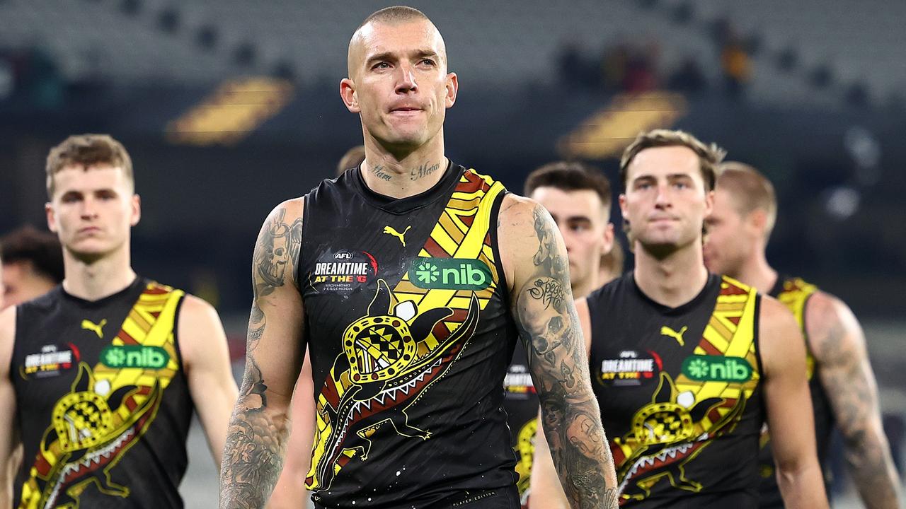 Dustin Martin of the Tigers (Photo by Quinn Rooney/Getty Images)