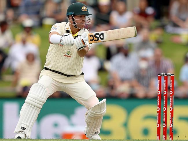 David Warner has earned the right to end his Test career on his own terms, says Marcus Harris. Picture: Robert Cianflone/Getty Images