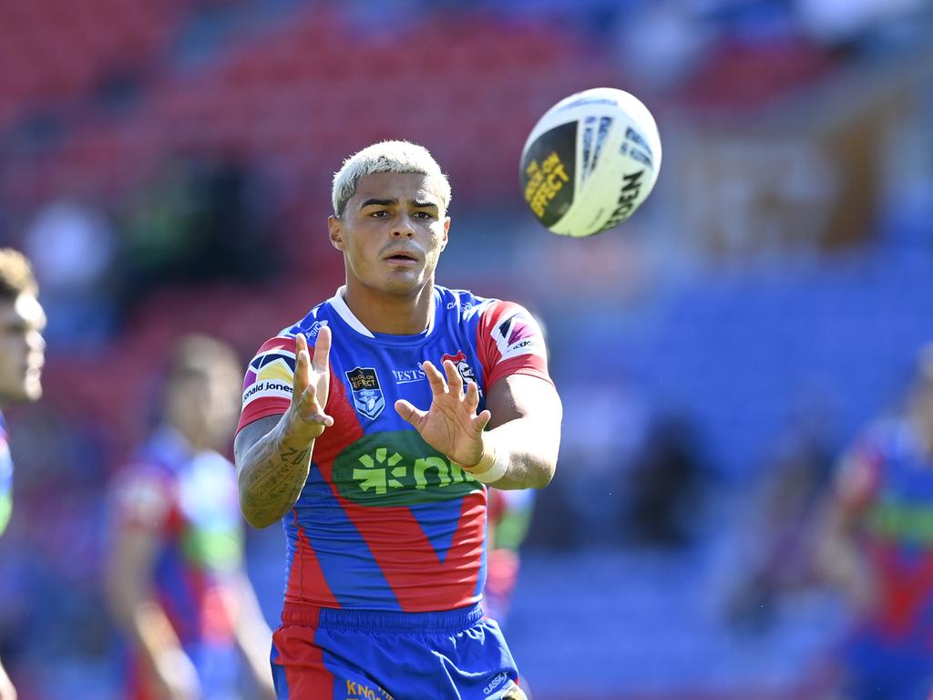 Newcastle flyer Will Pryce is set to make his NRL debut for the Knights. NRL Imagery