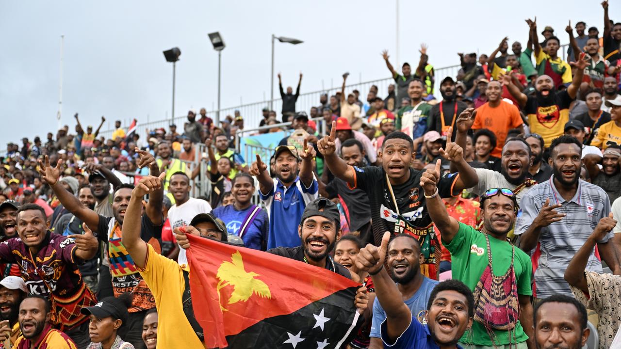 Papua New Guinea rugby league fans Picture NRL photos