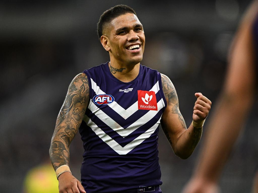 Michael Walters was one of 11 individual goal kickers for he Dockers. Picture: AFL Photos/Getty Images