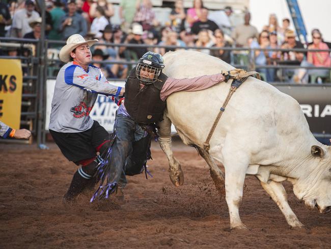 All the action at the sold-out 50th iteration of the Noonamah Tavern and Rodeo. Picture: Pema Tamang Pakhrin