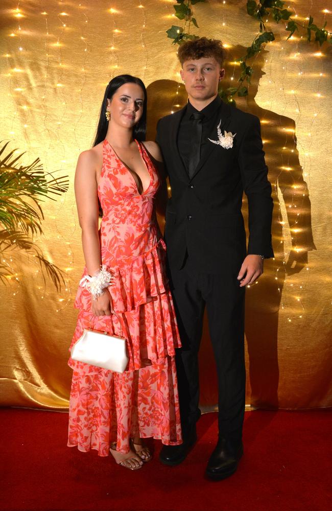 Rachel Lawrie and Jackson Stewart at the Toowoomba State High School Formal, November 13, 2024.