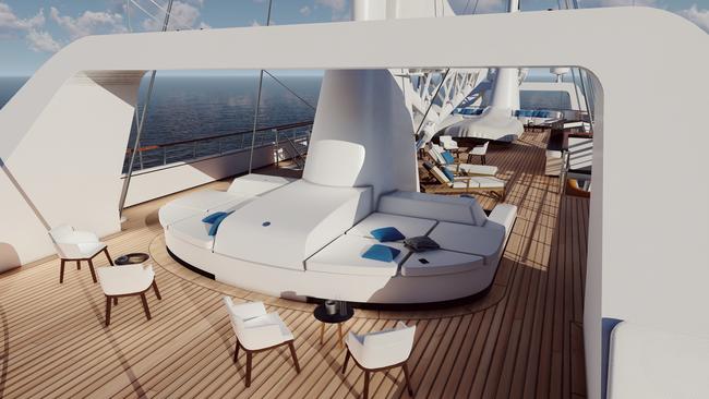 No luxury has been overlooked aboard the yacht.