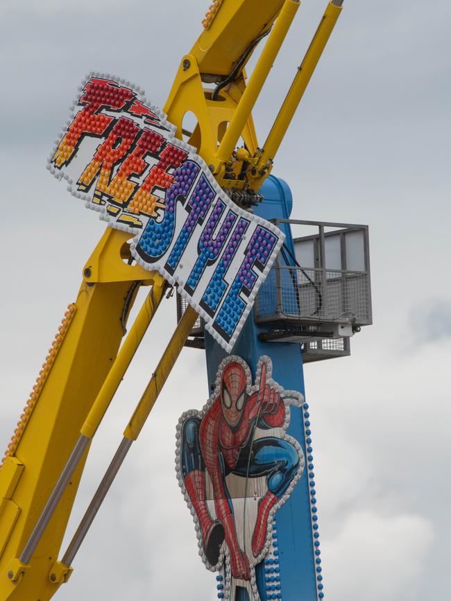 WorkSafe is investigating after the Freestyle ride malfunctioned. Picture: Tony Gough