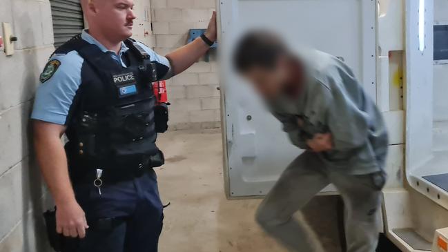 Two men were charged by Campbelltown police on Thursday April 11 for an alleged aggravated armed robbery. Picture: NSW Police