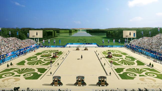 The gardens of Versailles will host equestrian events. Picture: Paris2024