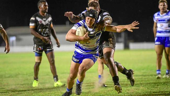 Brothers' Josaia Raboiliku about to get tackled. Picture: Brian Cassidy