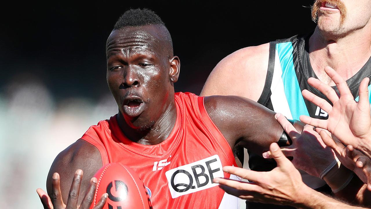 Sydney is keen to keep Aliir Aliir. Picture: Sarah Reed